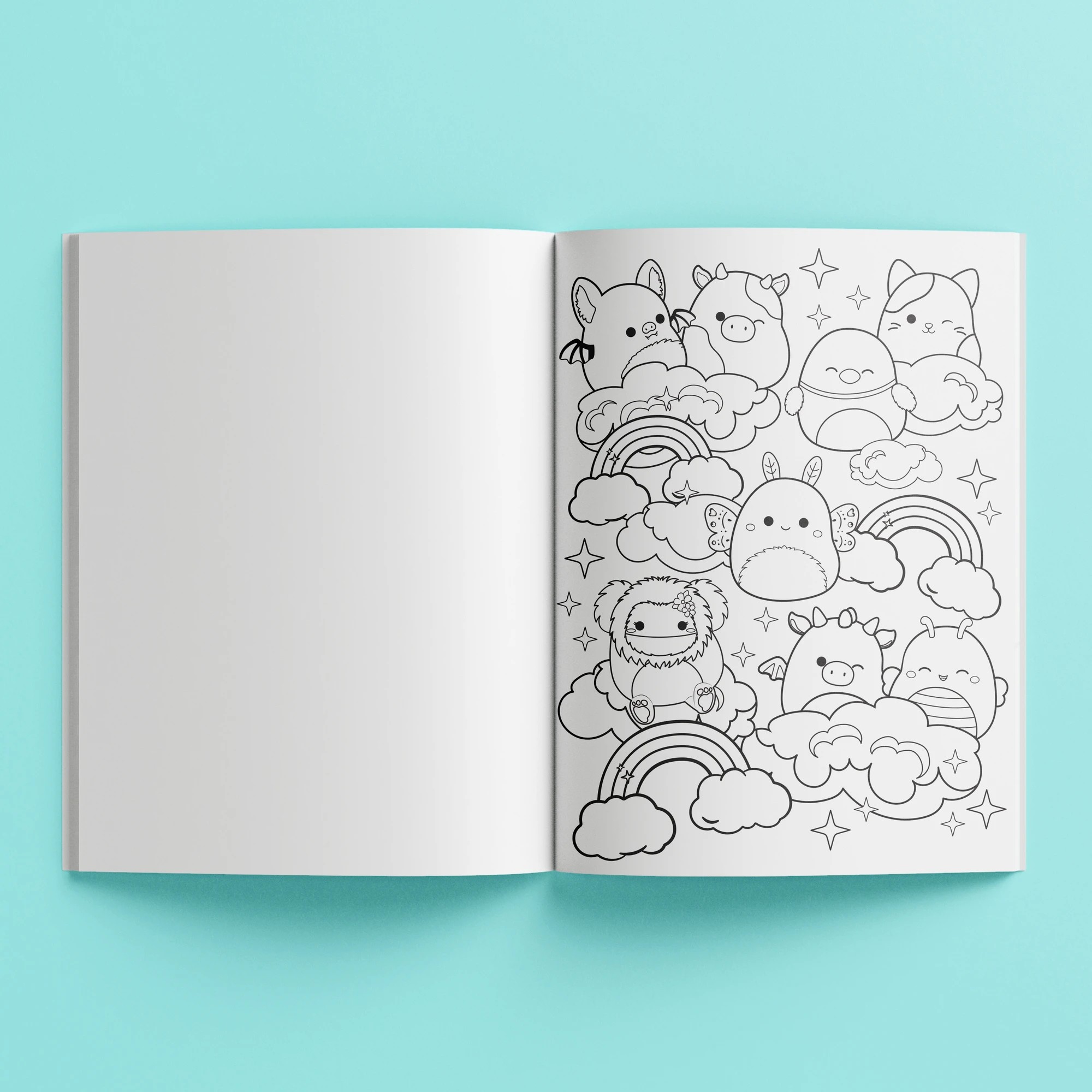 4 Kaleidoscope Colouring Poster Art: Original Squishmallows Mallow Days - Book, 4 of 5