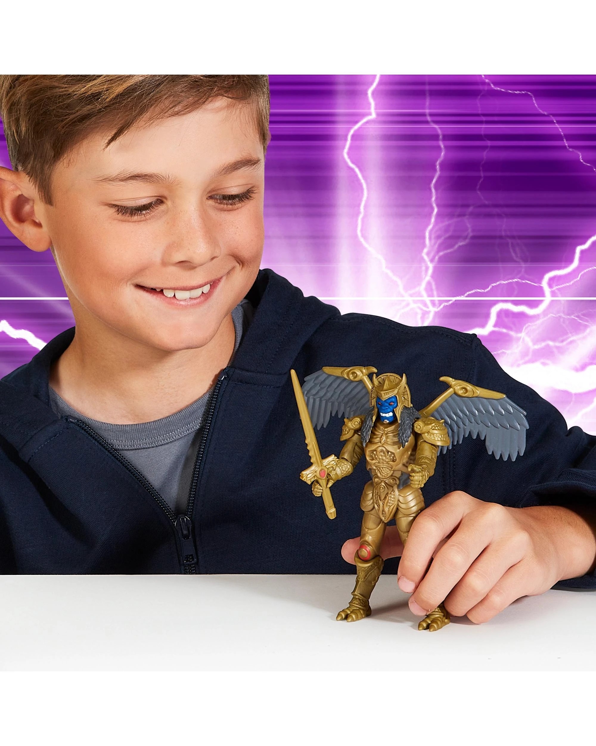 8 Mighty Morphin Power Rangers Re-Ignition Wing Flappin Goldar Action Figure, 8 of 9