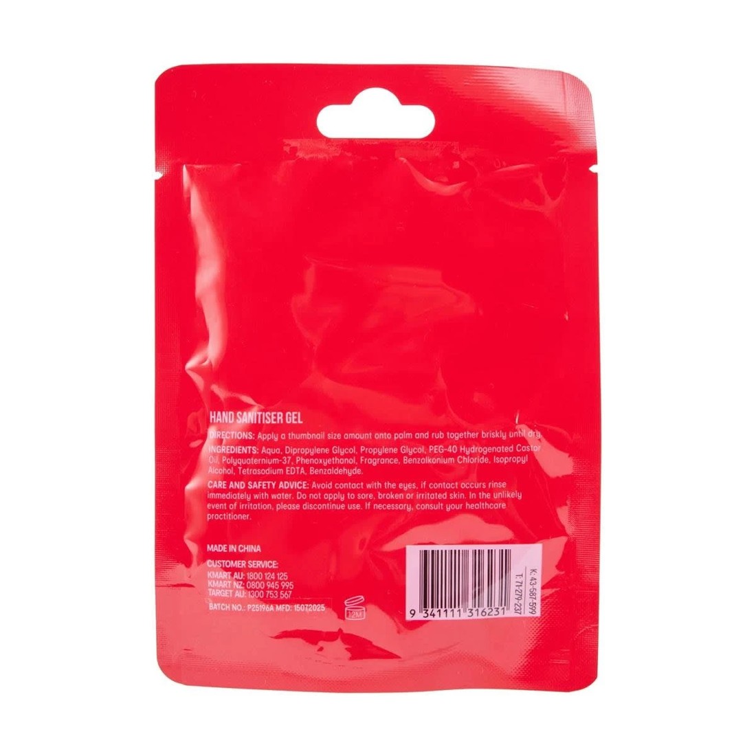 6 OXX Bodycare Hand Sanitiser Gel 30ml - Santa, 6 of 6