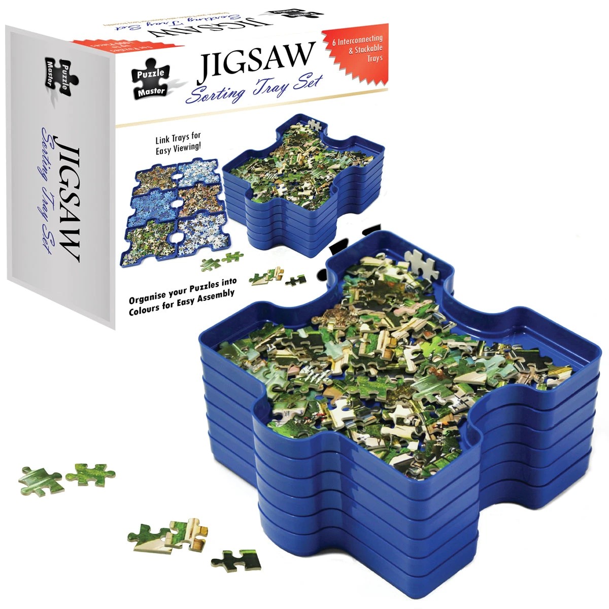 5 Puzzle Master Jigsaw Sorting Tray Set, 5 of 6