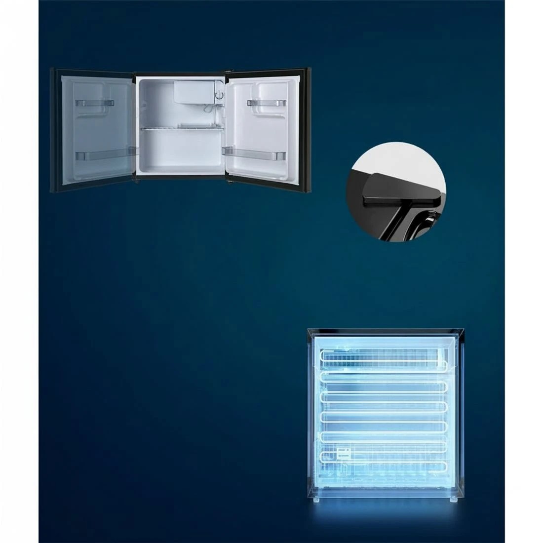 7 Devanti 48L Bar Fridge - Black, 7 of 8