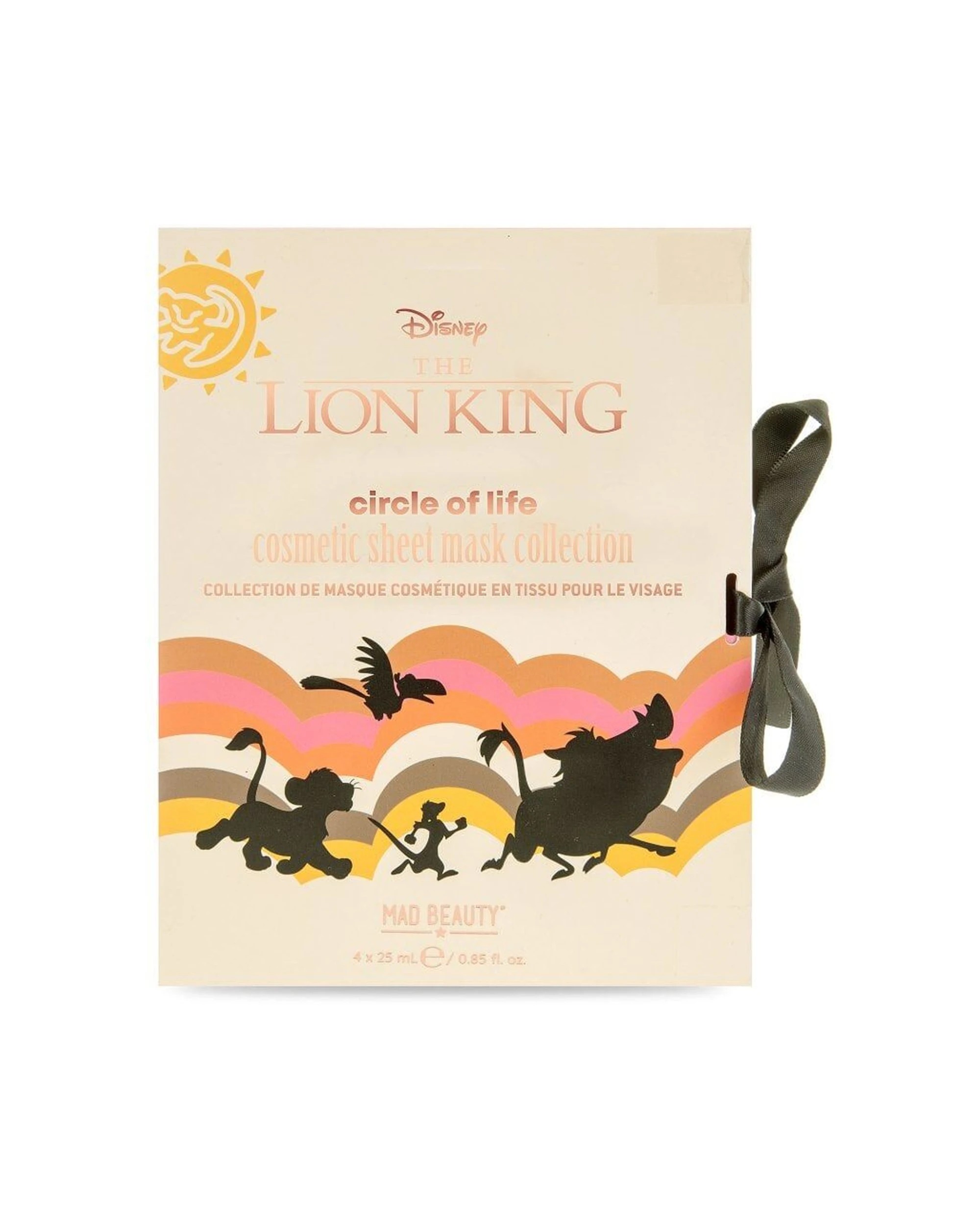 1 Disney 4pc Lion King Sheet Mask Collection 100ml Watermelon Coconut Mango & Peach - Multi, 1 of 8