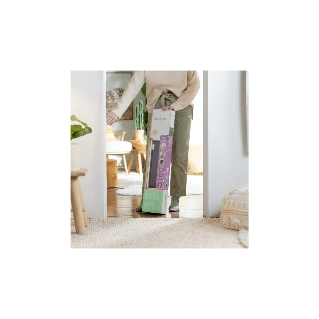 7 Ingenuity The Thruway Series Baby Safety Gate 6-24 Months 52 Inch Auto Lock, 7 of 9