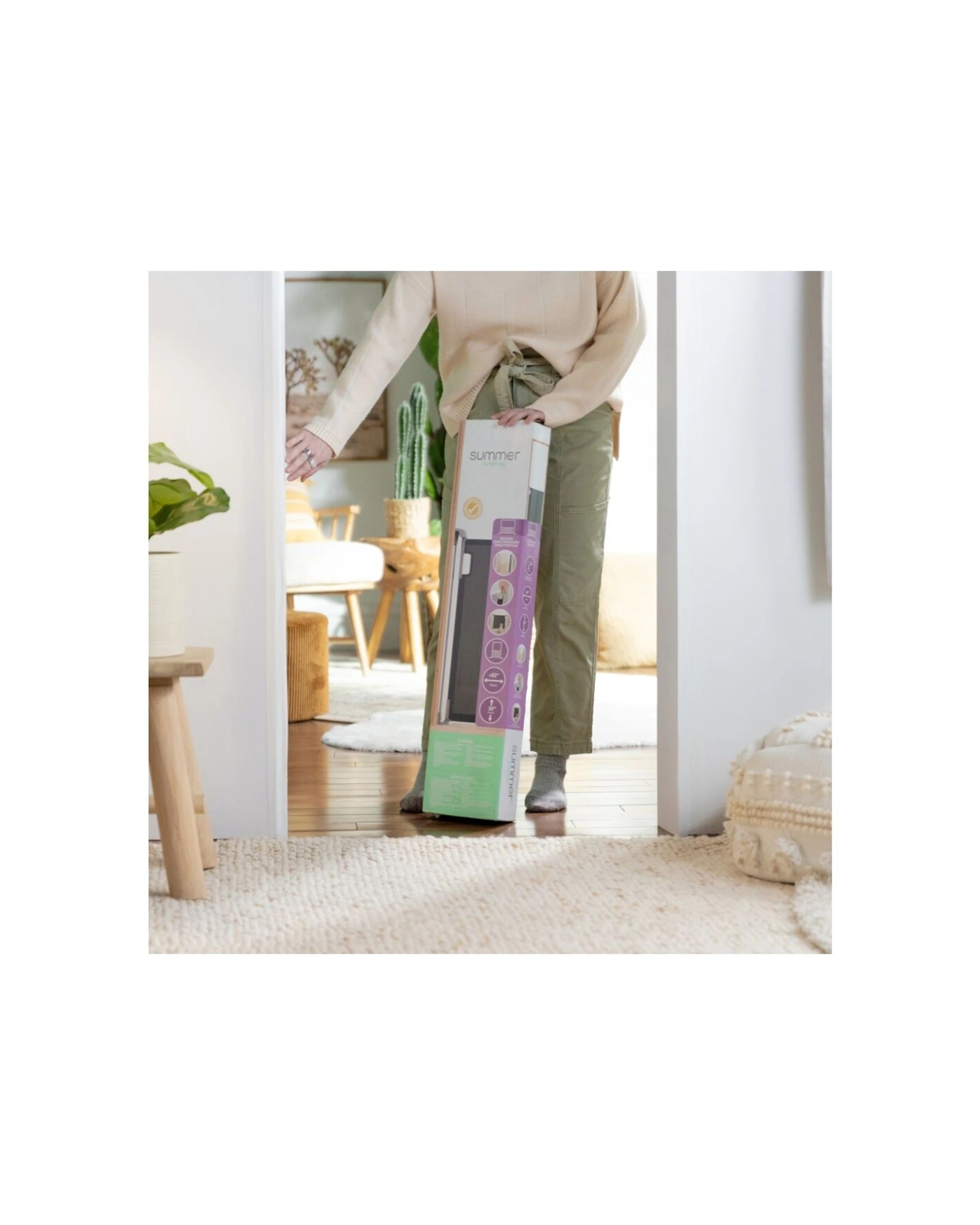 7 Ingenuity The Thruway Series Baby Safety Gate 6-24 Months 52 Inch Auto Lock, 7 of 9