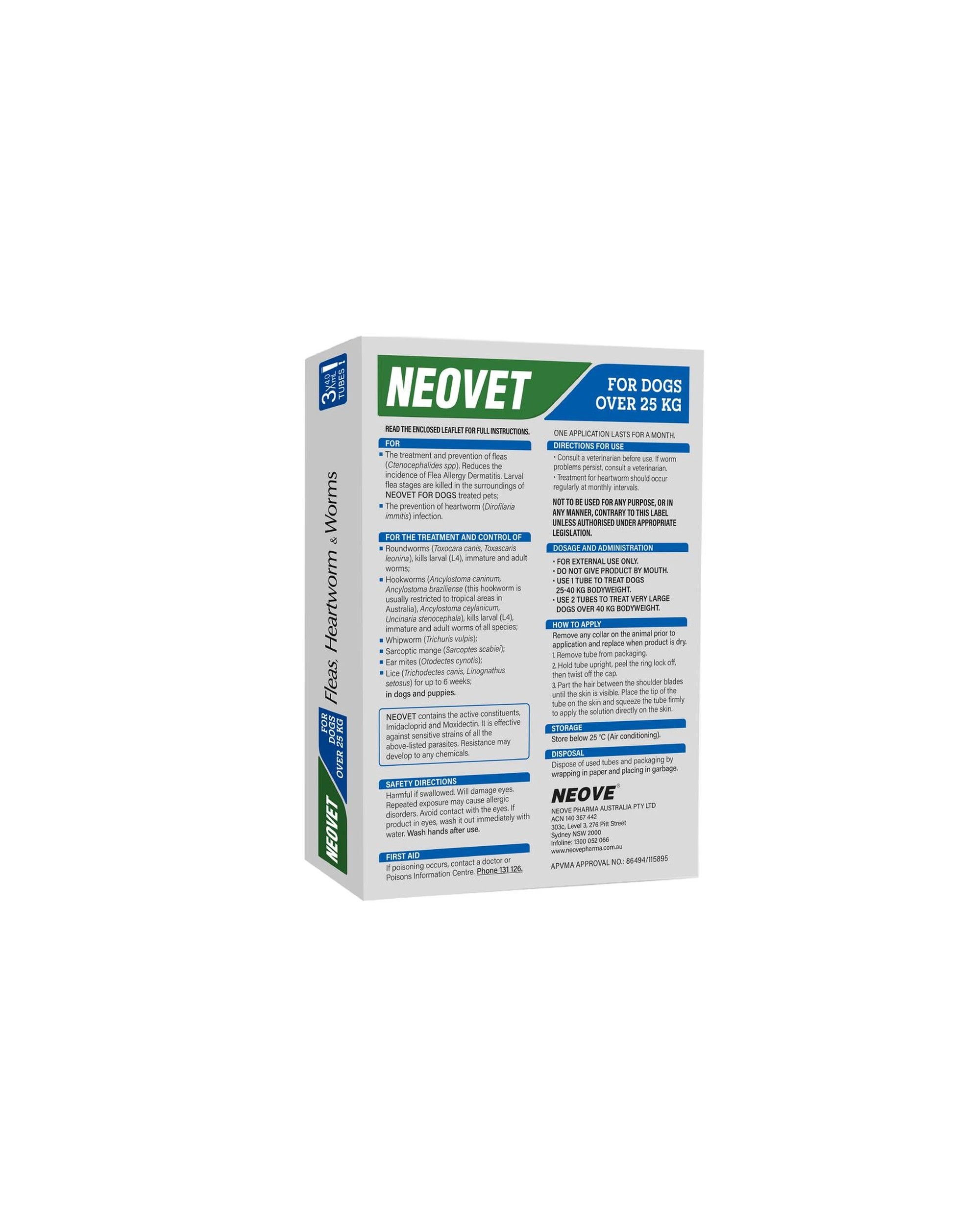 2 Neovet for Extra Large Dogs Over 25 Kg BLUE 3 Pack, 2 of 9
