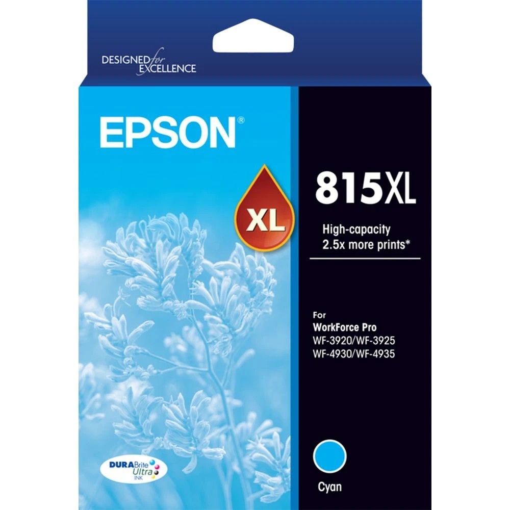 1 Epson 815XL Ink Cartridge Cyan, 1 of 1