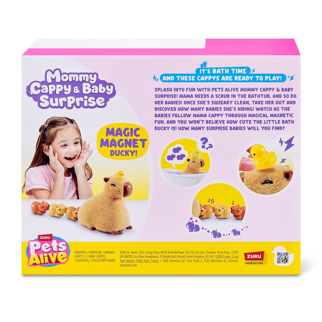 9 Zuru Pets Alive Mommy Cabybara & Baby Surprise - Assorted, 9 of 9