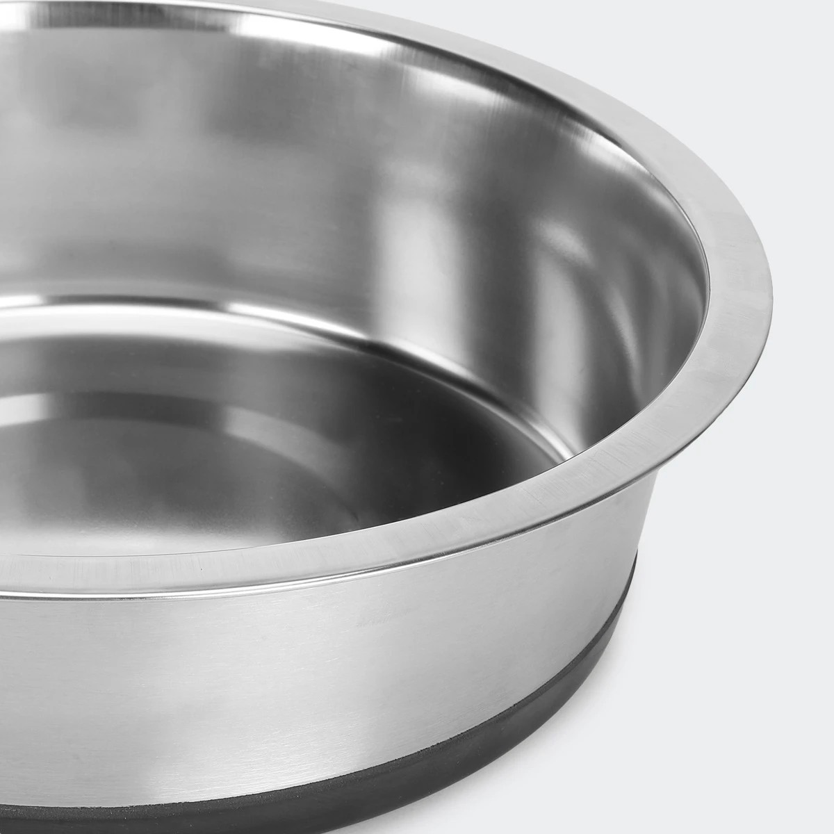 3 Pet Bowl Stainless Steel & Rubber - Extra Large, 3 of 6
