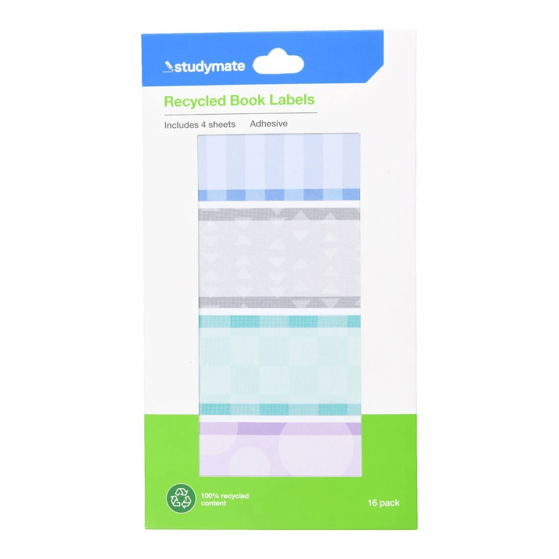 4 Studymate Book Labels 16 Pack, 4 of 4