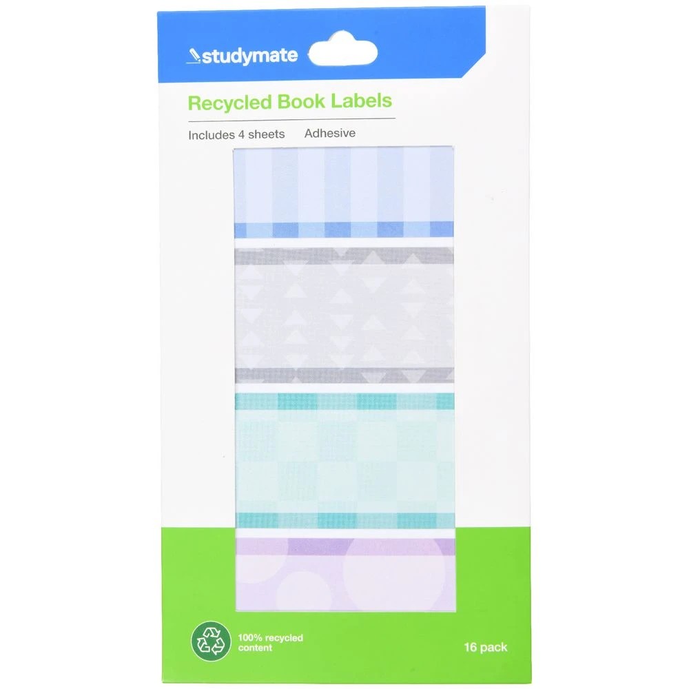 4 Studymate Book Labels 16 Pack, 4 of 4