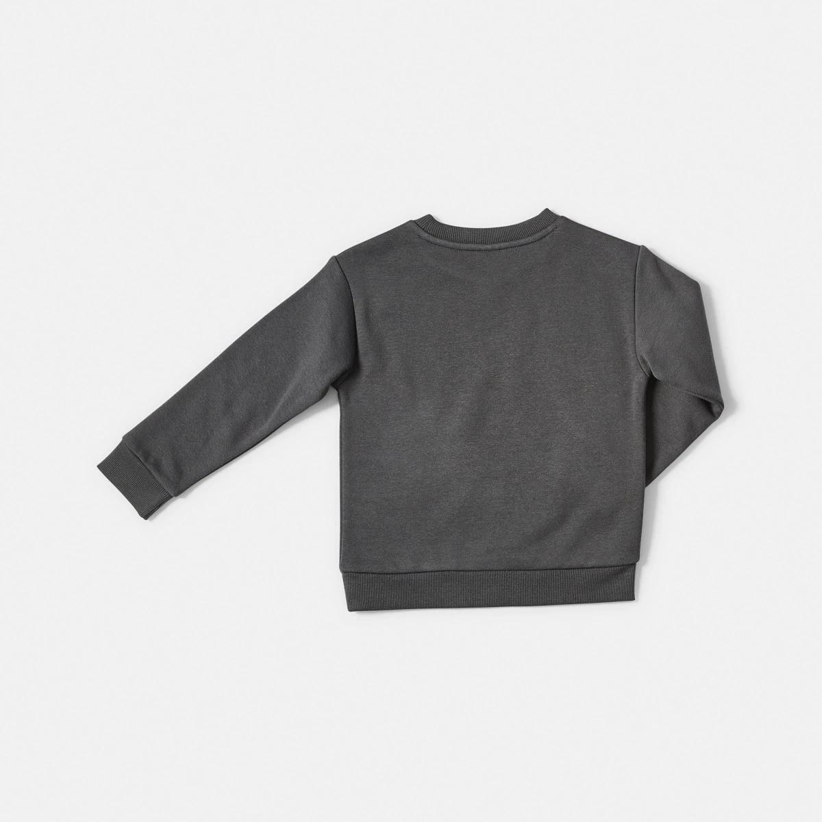 8 Print Crew Neck Sweatshirt Gry Skdino, 8 of 8