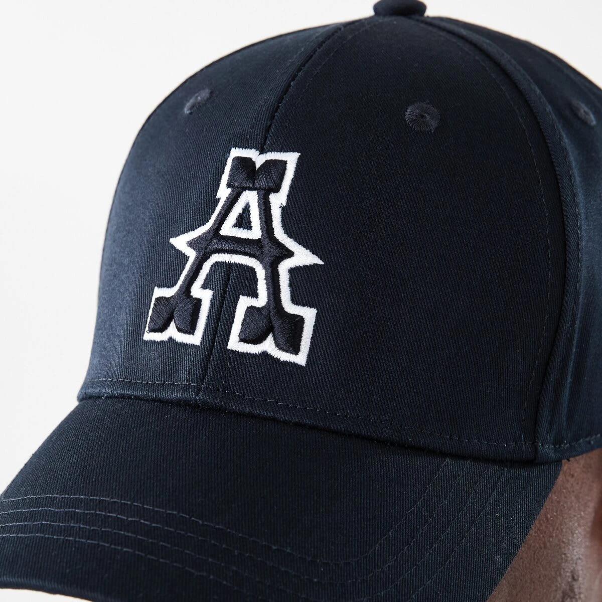 5 Snapback Baseball Cap Navy, 5 of 5
