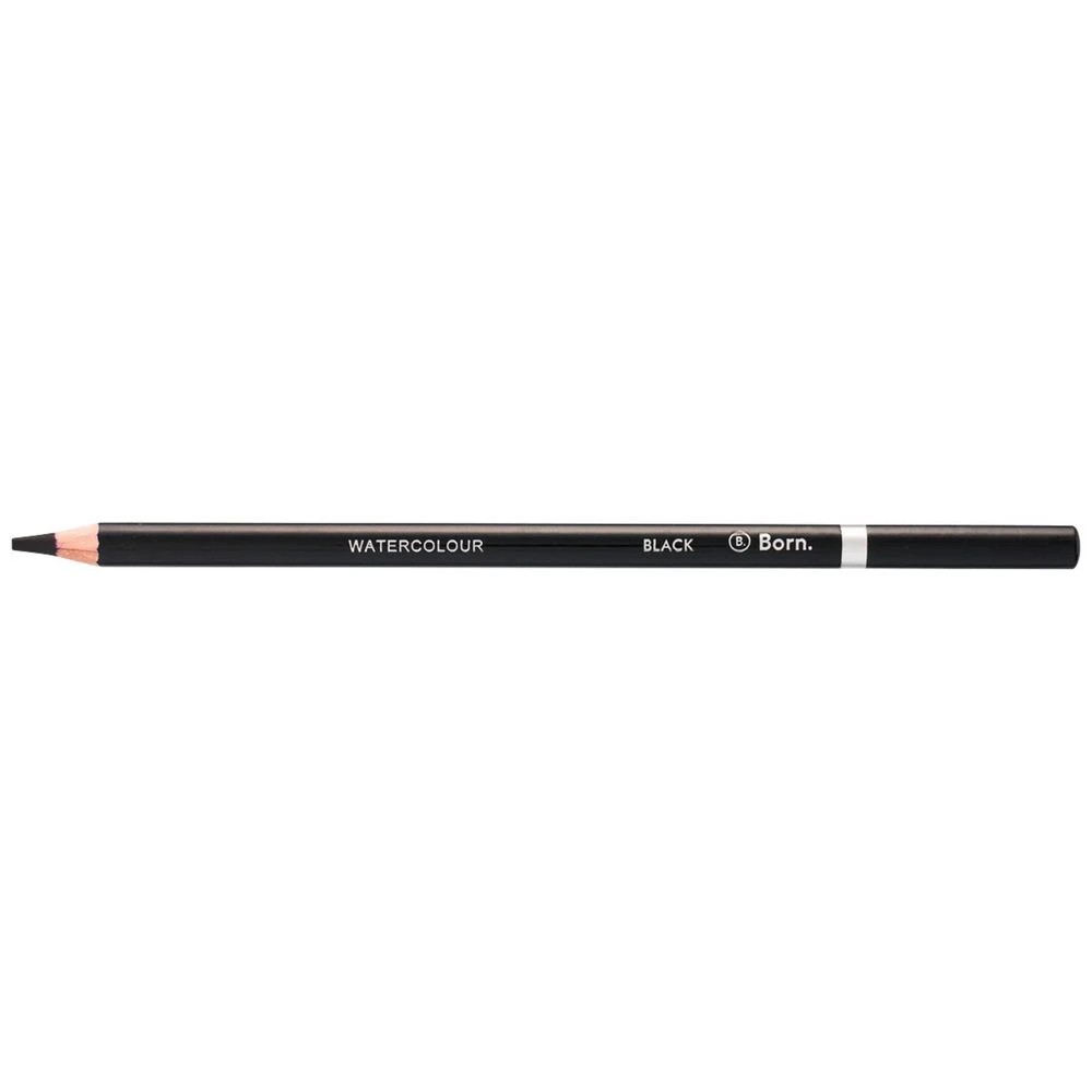 1 Born Premium Watercolour Pencil Black, 1 of 3