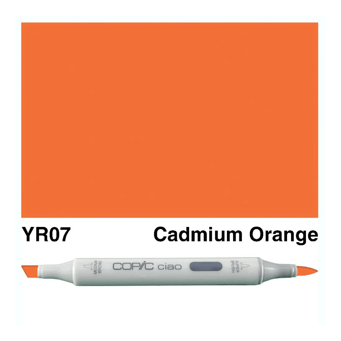 3 Copic Ciao Dual Nib Marker YR07 Cadmium Orange, 3 of 3