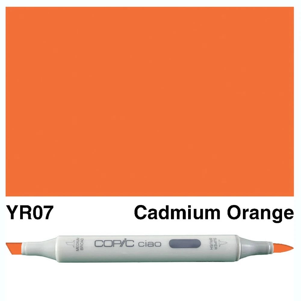 3 Copic Ciao Dual Nib Marker YR07 Cadmium Orange, 3 of 3