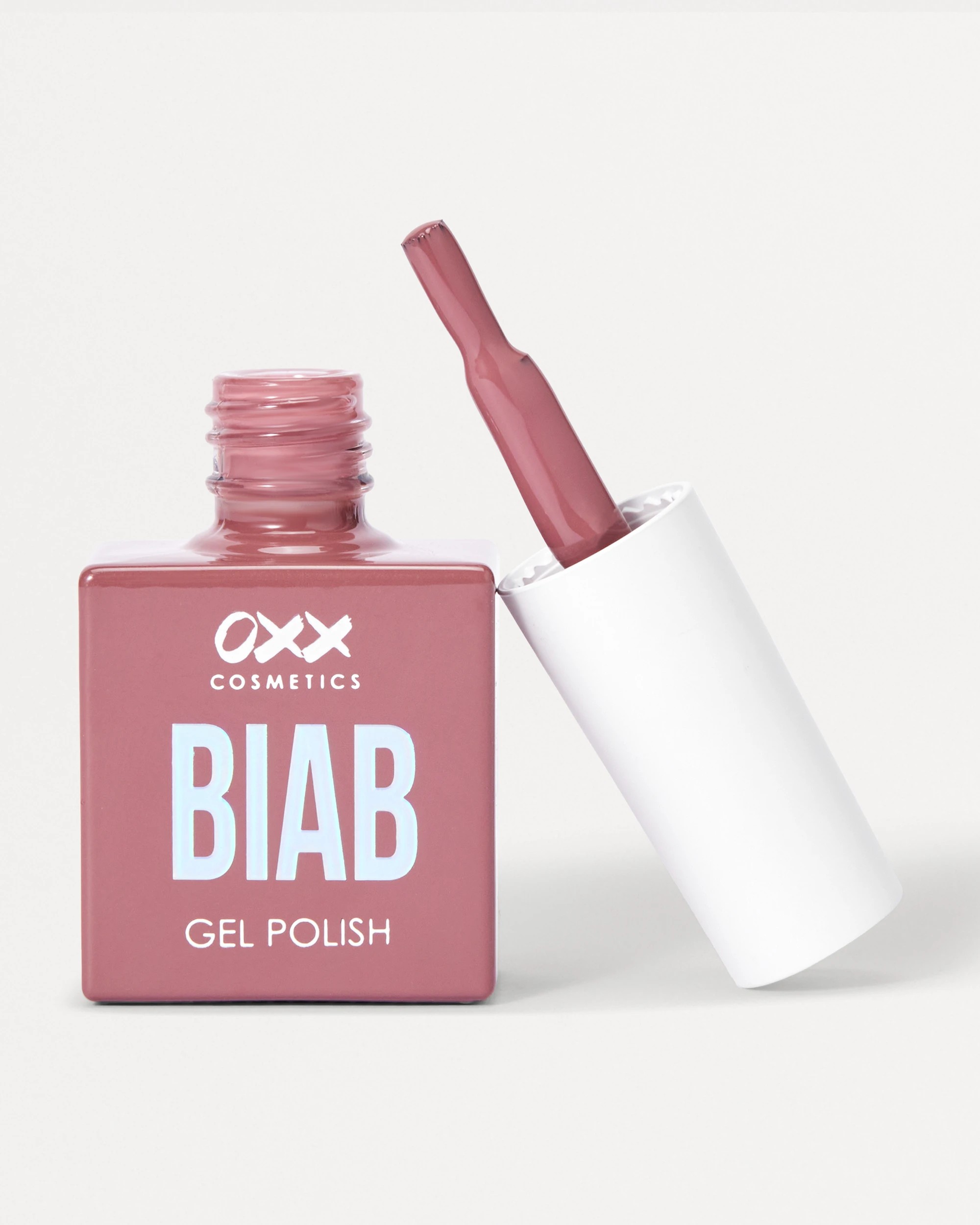 2 OXX Cosmetics BIAB Nail Polish Duo Set - Top Coat and Brown Polish, 2 of 5