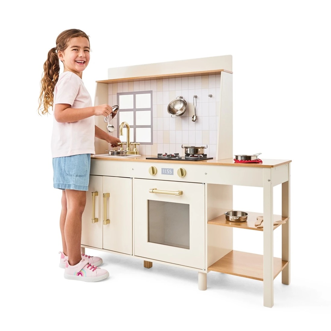 1 Wooden Interactive Deluxe Kitchen, 1 of 8