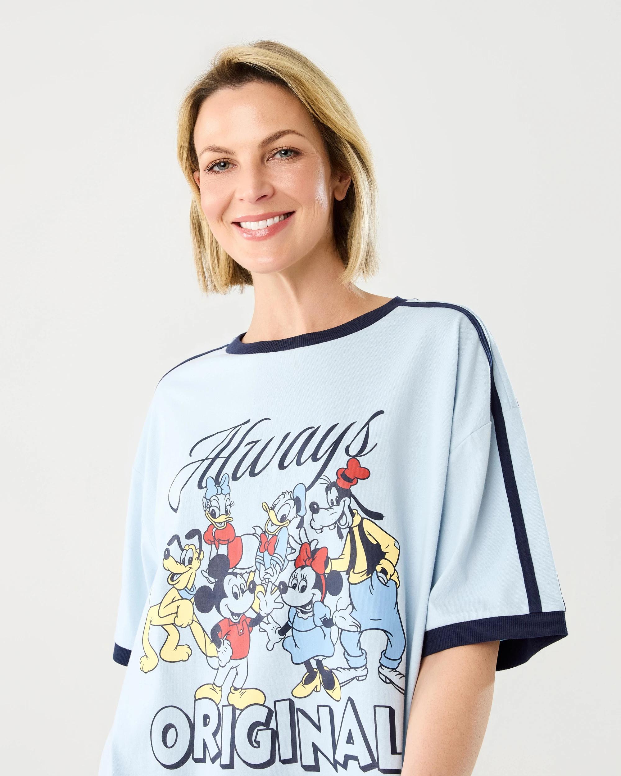 4 Short Sleeve Oversized Chopped Mickey Mouse License T-shirt Mickeystrp, 4 of 7