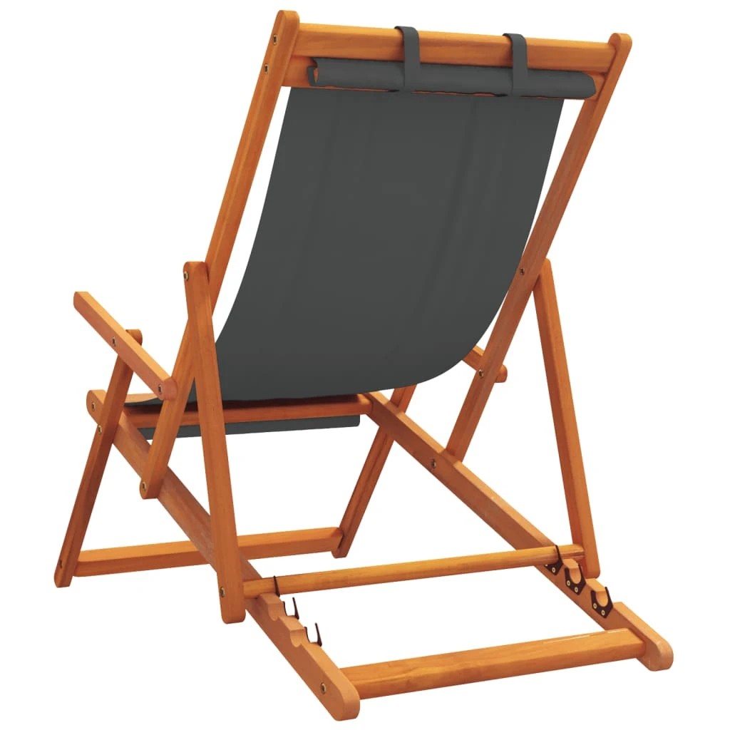 6 vidaXL folding chair Foldable - Grey, 6 of 9