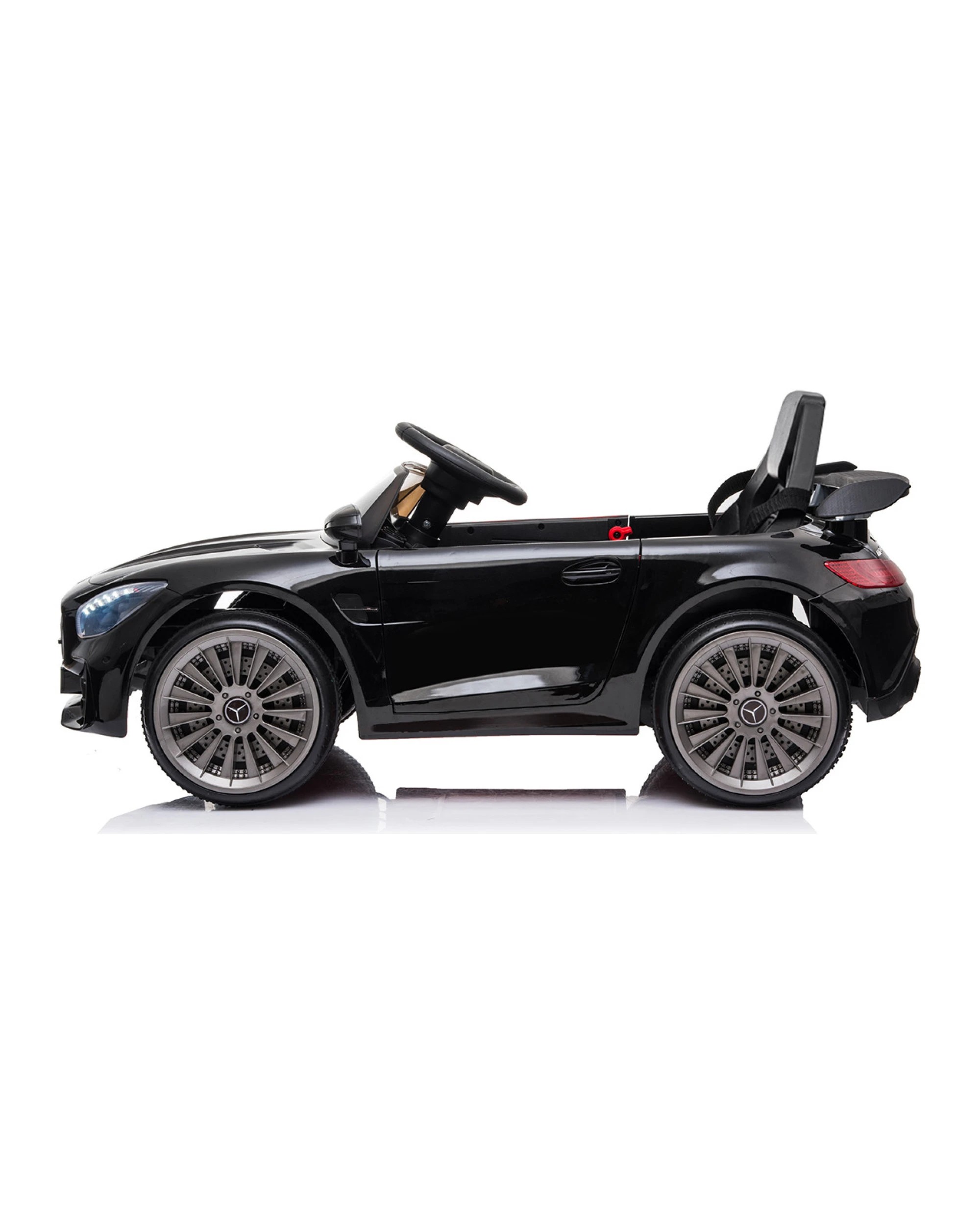4 Kahuna Mercedes-AMG GTR Licensed Kids Electric Ride-On Car, Remote Control, Black - Black, 4 of 7