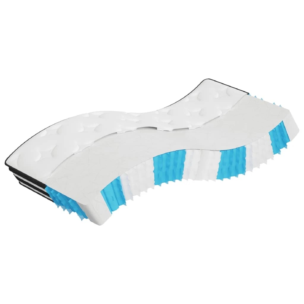 1 Vidaxl Mattress - White - Single Bed - White, 1 of 9