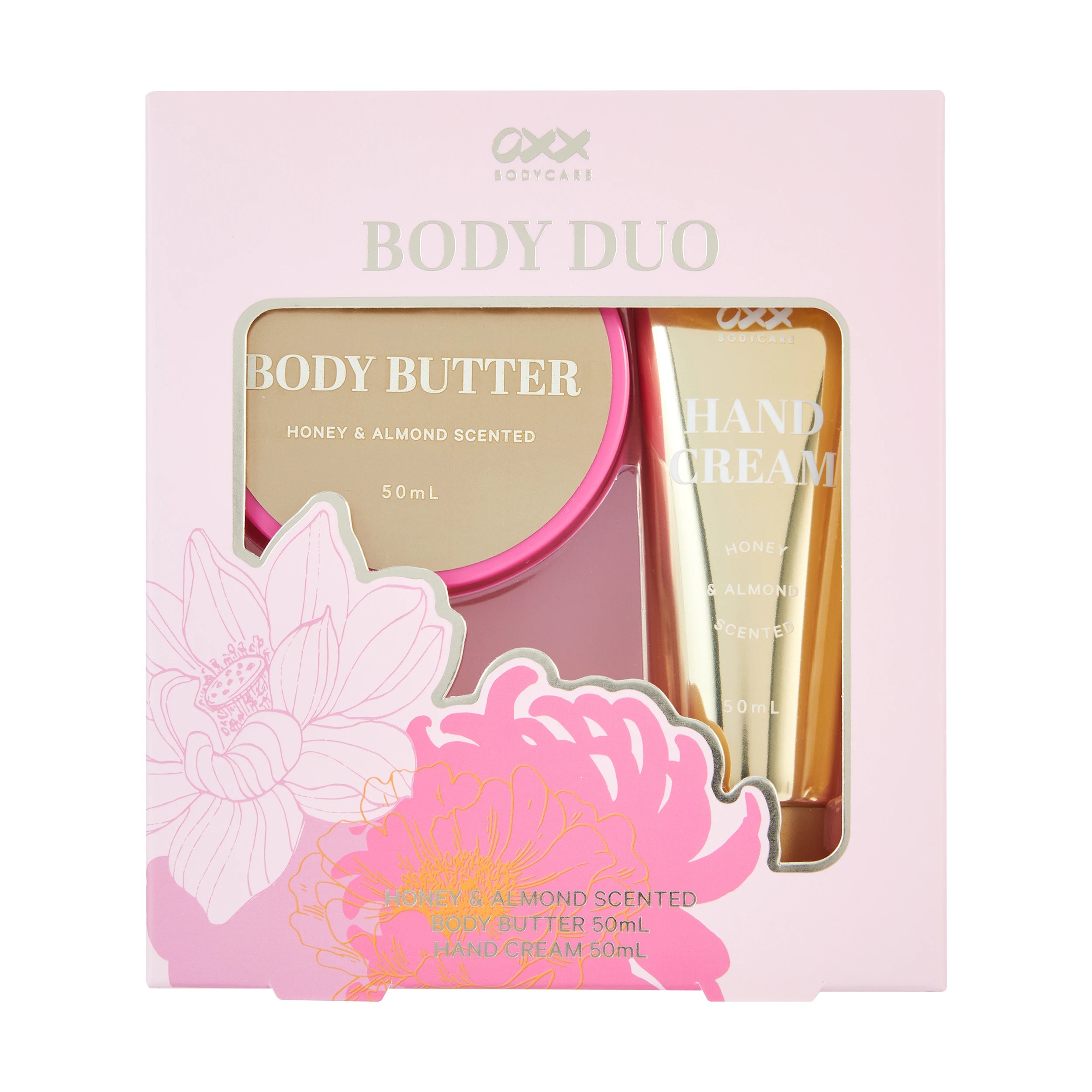 1 OXX Bodycare Body Duo - Honey and Almond Scented, 1 of 6