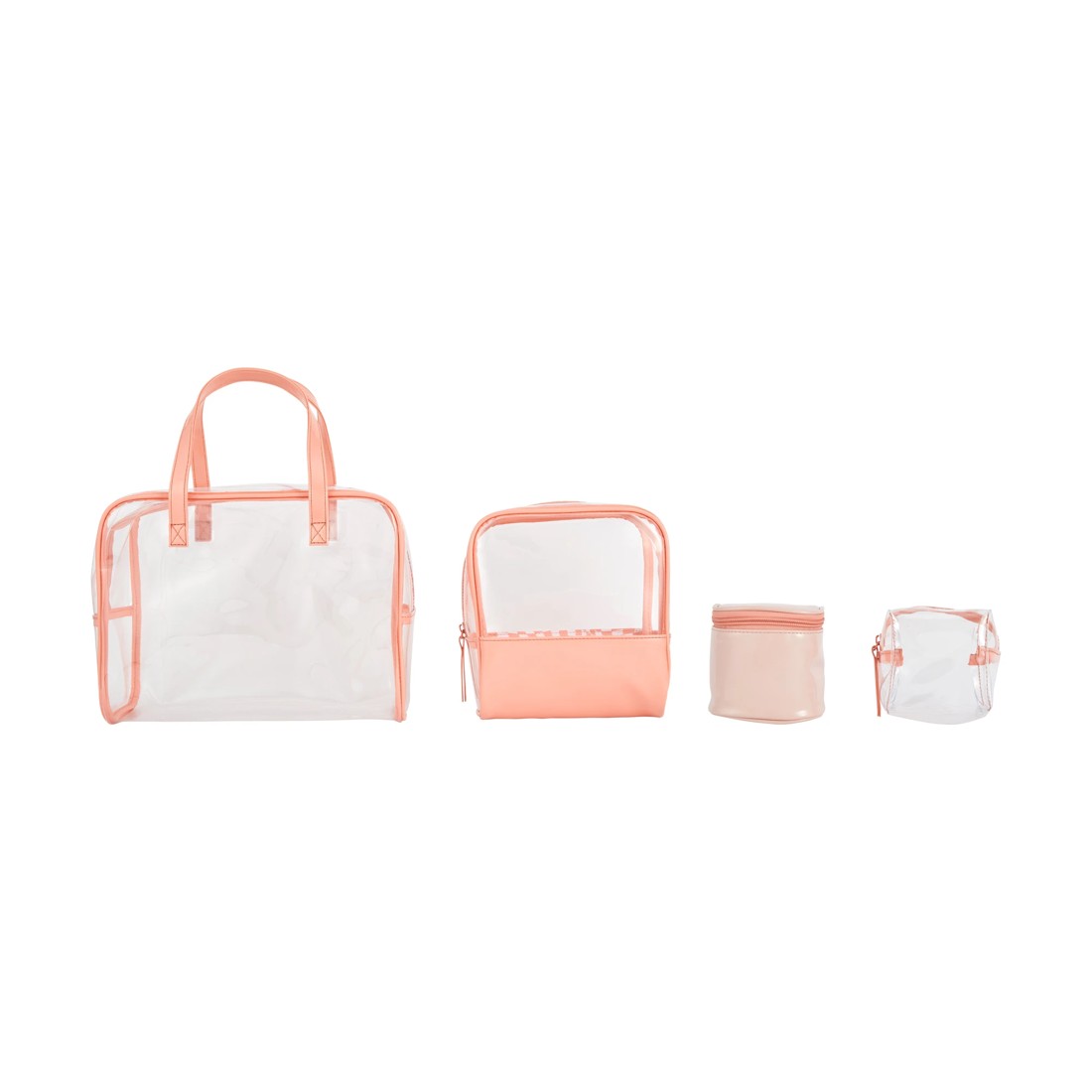 3 OXX Cosmetics 4 Piece Makeup Bag - Orange, 3 of 6