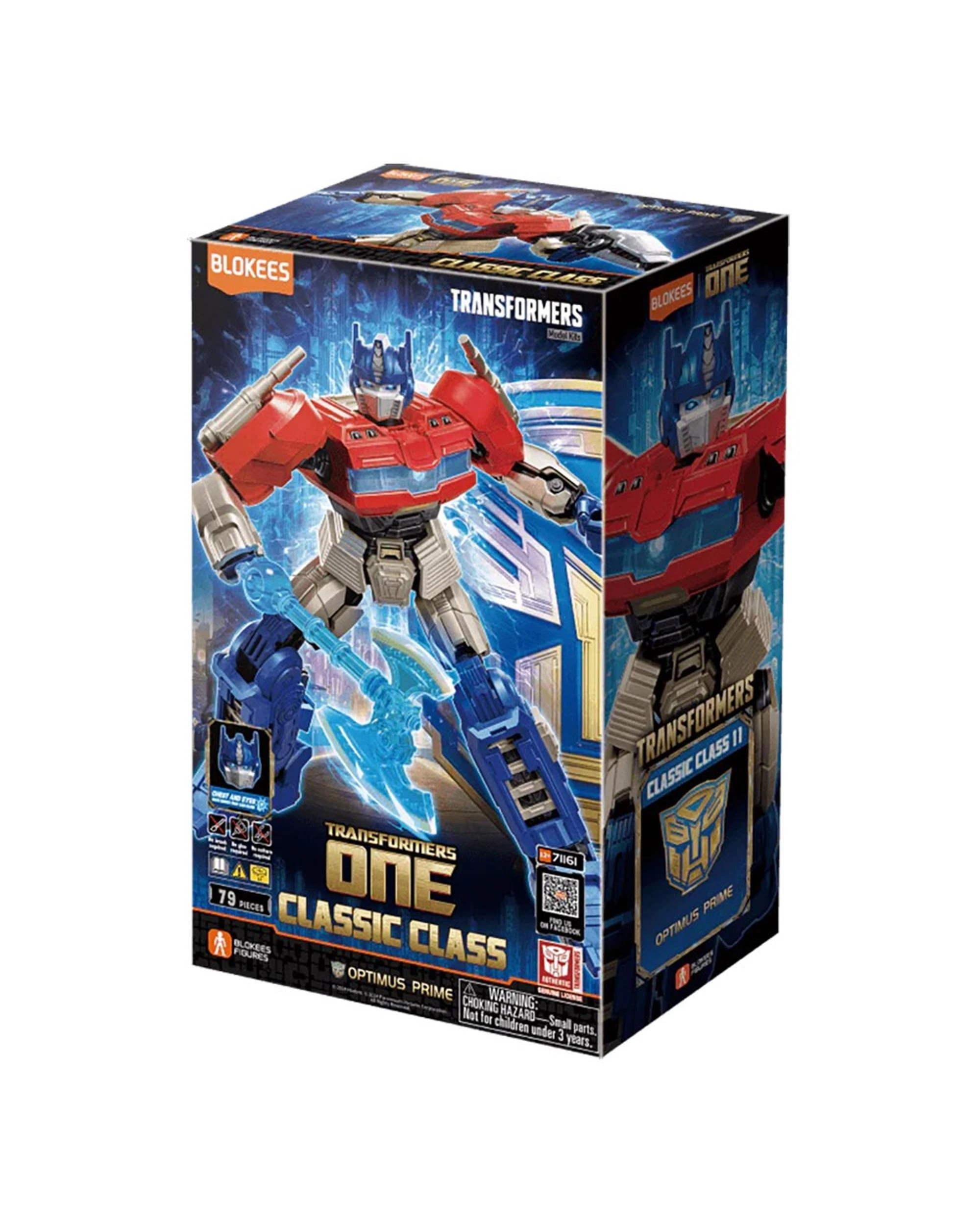 1 Blokees Transformers Classic Class 11 One Optimus Prime Model Kit, 1 of 8