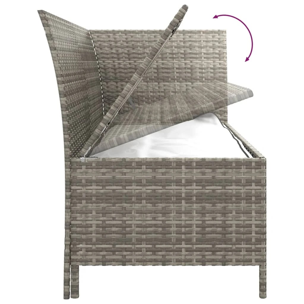 9 vidaXL garden lounge set Ample Storage - Grey, 9 of 9