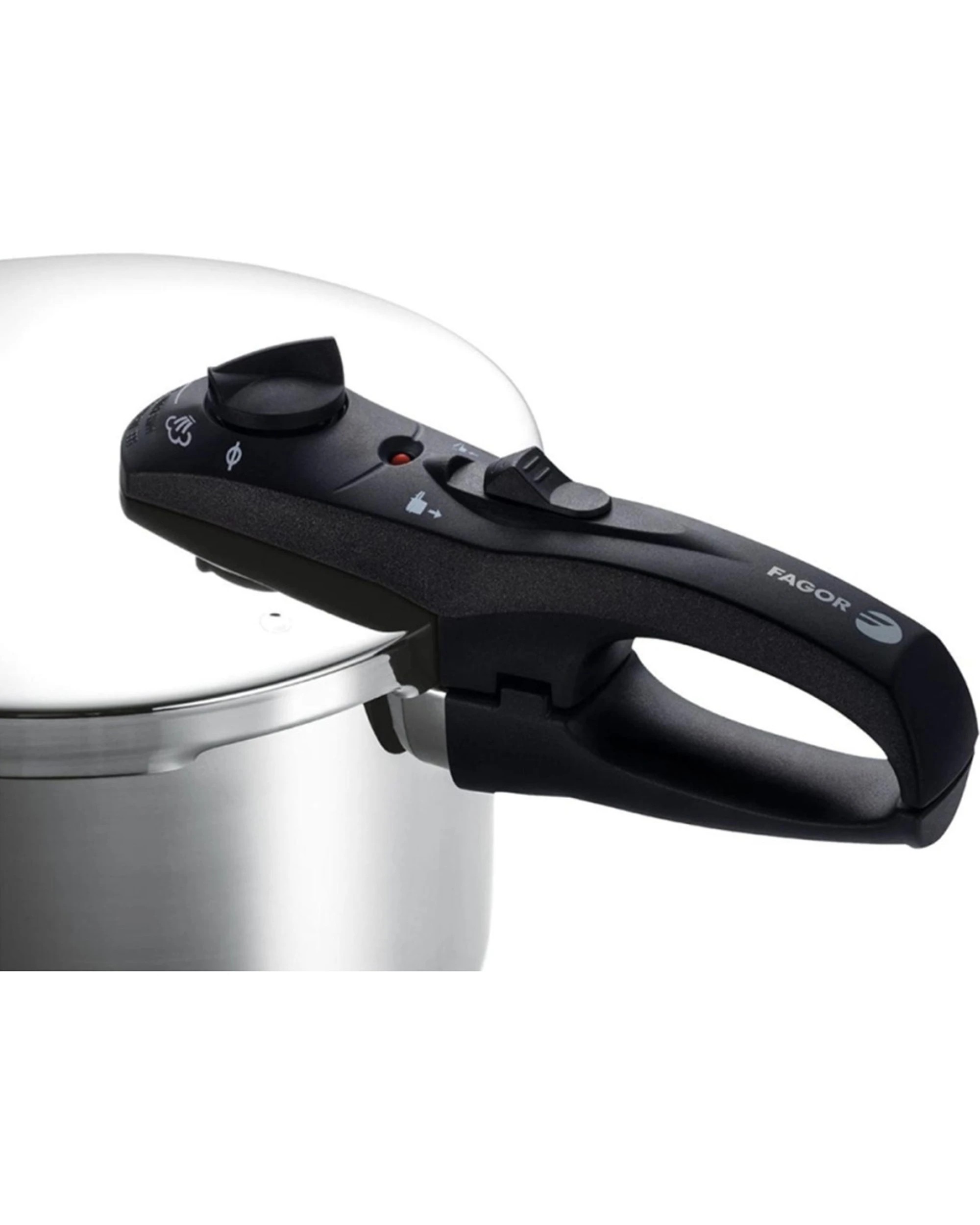 6 Fagor Duo Stainless Steel Pressure Cooker 2 Levels Induction Compatible 4L - Silver, 6 of 6