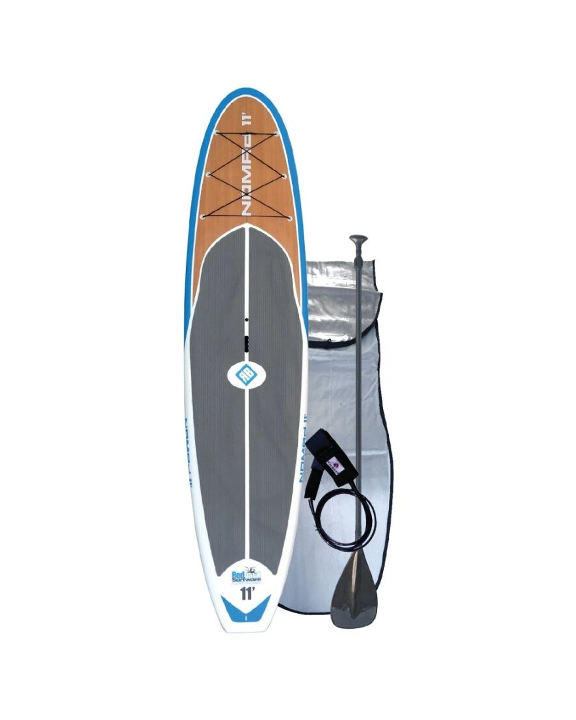 2 Redback Nomad Epoxy Sup Carbon Fibre Paddle Board W/ Protective Travel Bag 11ft - Grey, 2 of 3