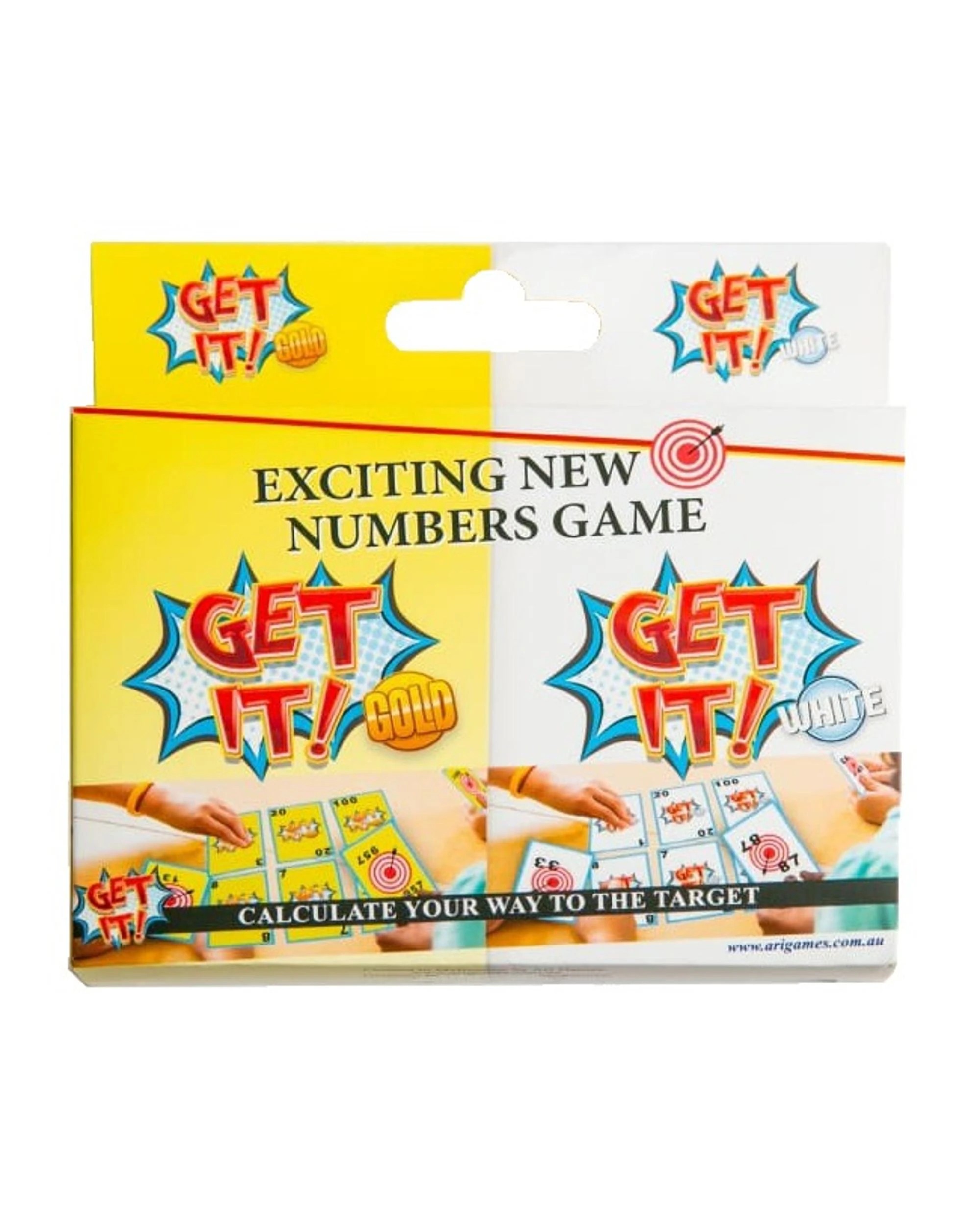 1 Get It Double Pack Gold and White Card Game, 1 of 3