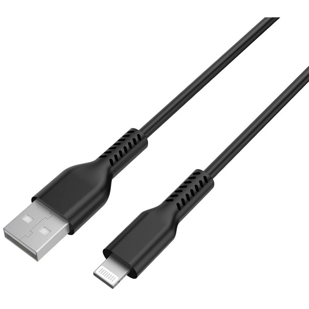 1 Keji USB-A to Lightning Cable 2m Black, 1 of 7