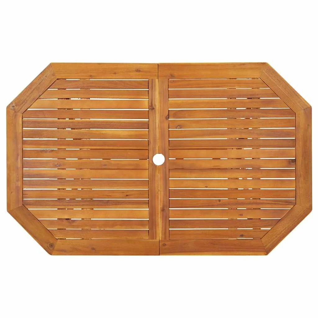 4 vidaXL dining set Foldable - Brown, 4 of 8