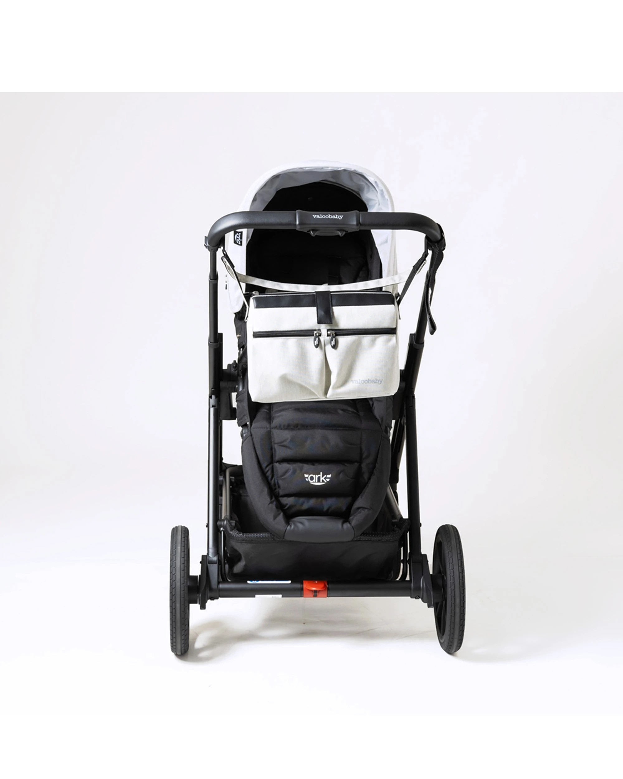 4 ValcoBaby Caddy Organiser Bag With Insulated Pockets For Ark Stroller Pram - Grey, 4 of 4