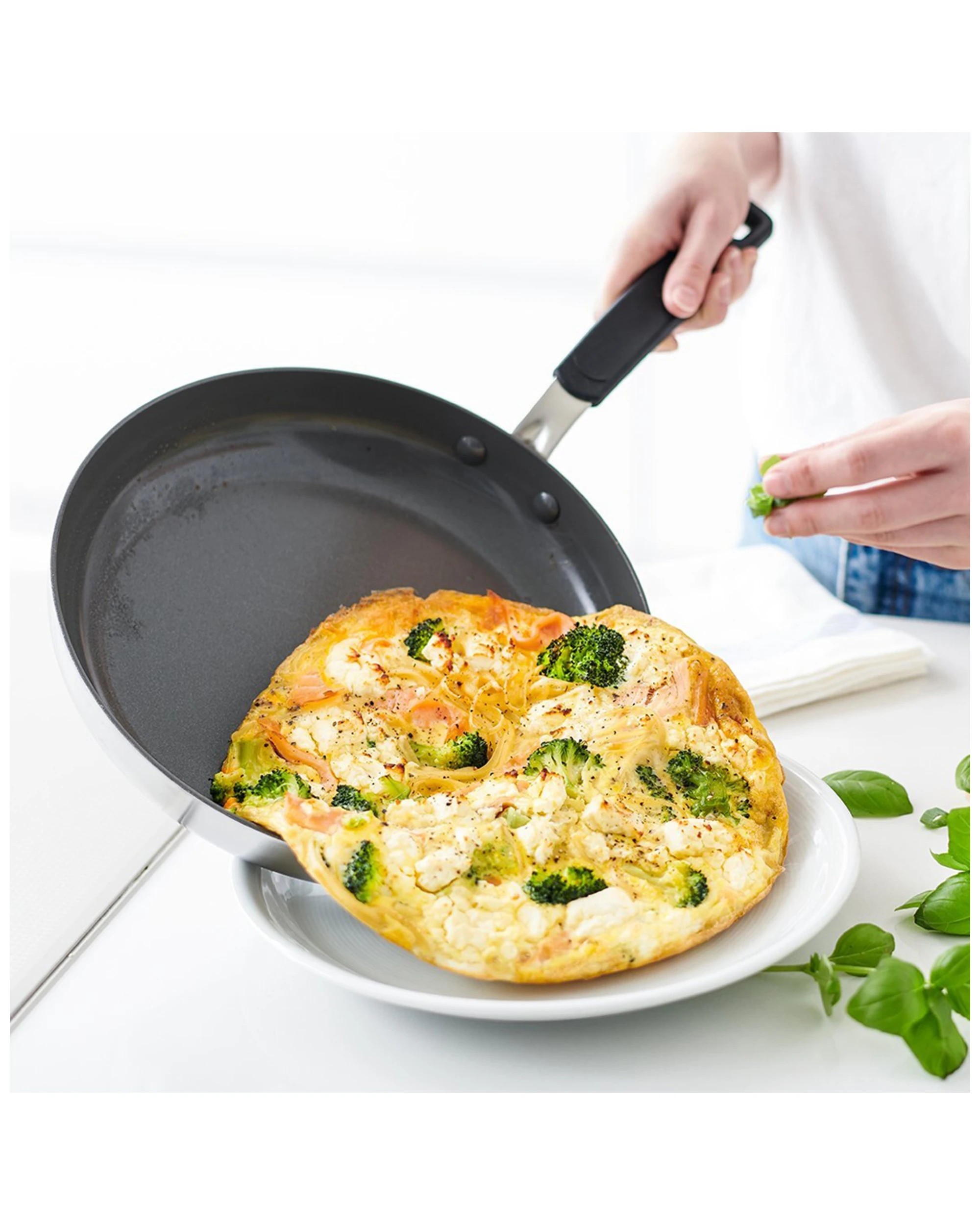 3 11pc Greenpan Levels Stackable Tri-ply Stainless Steel Home Kitchen Cooking Set
 - Silver, 3 of 8