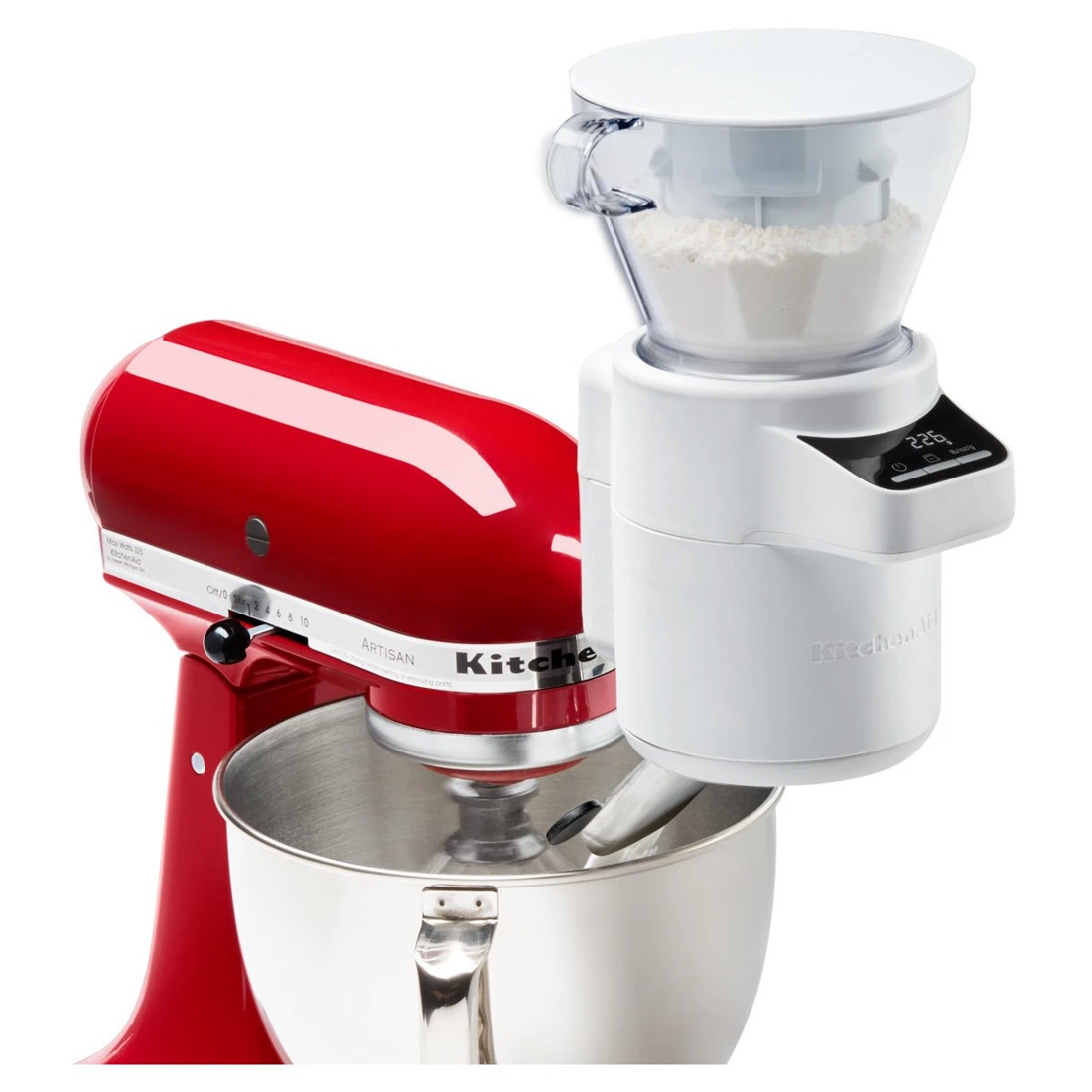 1 KitchenAid Sifter+Scale Mixer Attachment, 1 of 5