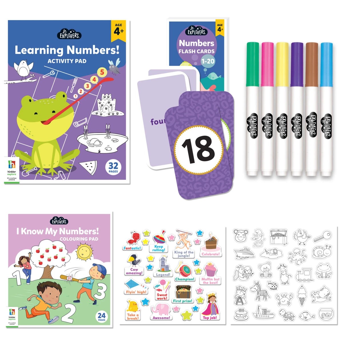 2 Jr. Explorers I'm Learning Numbers! Ultimate Learning Kit​ - Book, 2 of 7