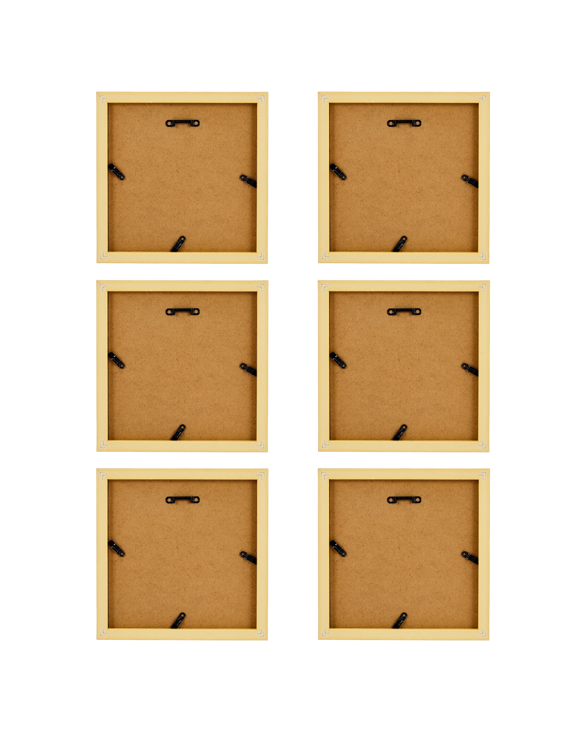 4 6 Piece Gallery Frame Set - Oak Look, 4 of 6