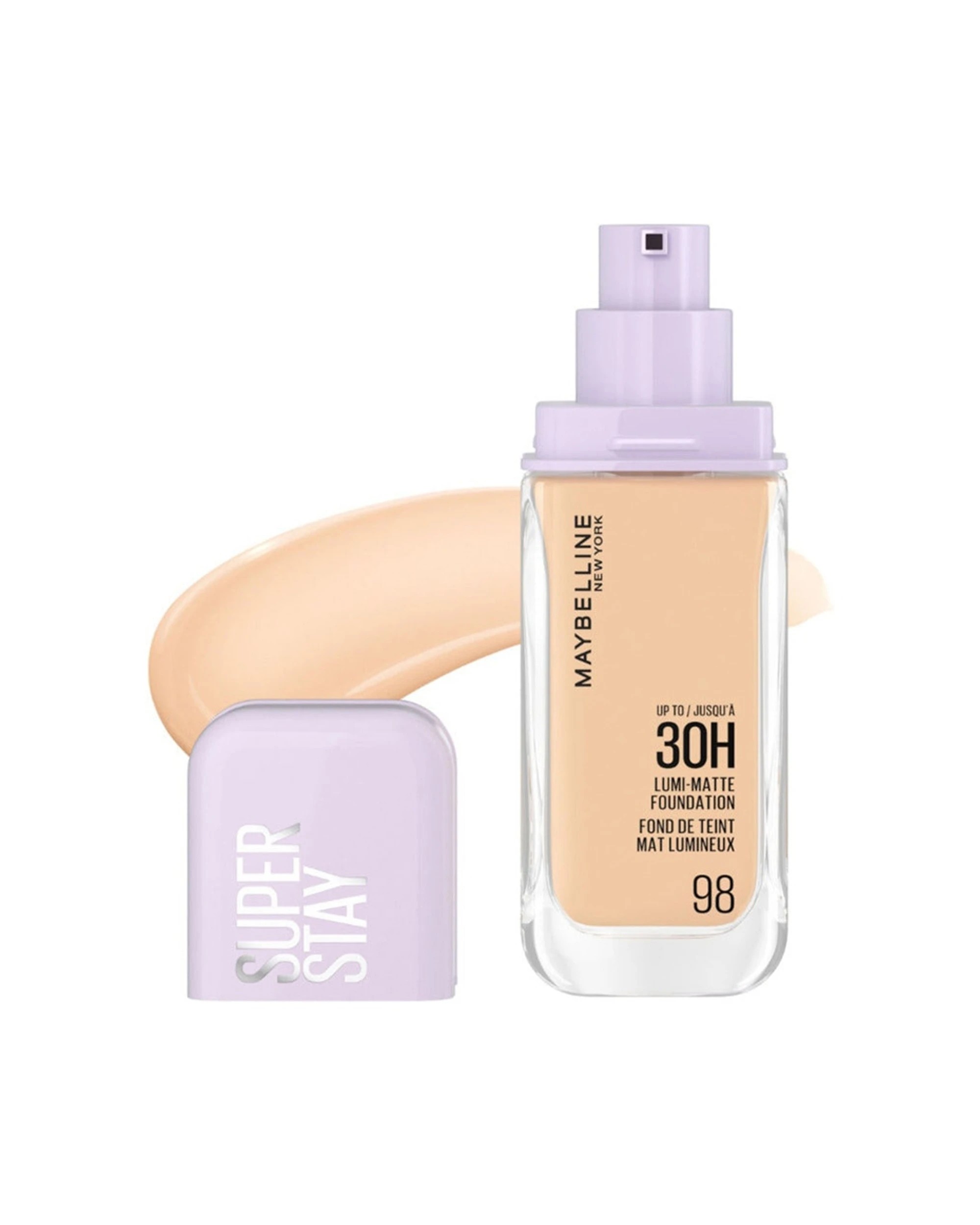 2 Maybelline Superstay Lumi Long Wearing 30hr Matte Foundation 98 - Natural, 2 of 2