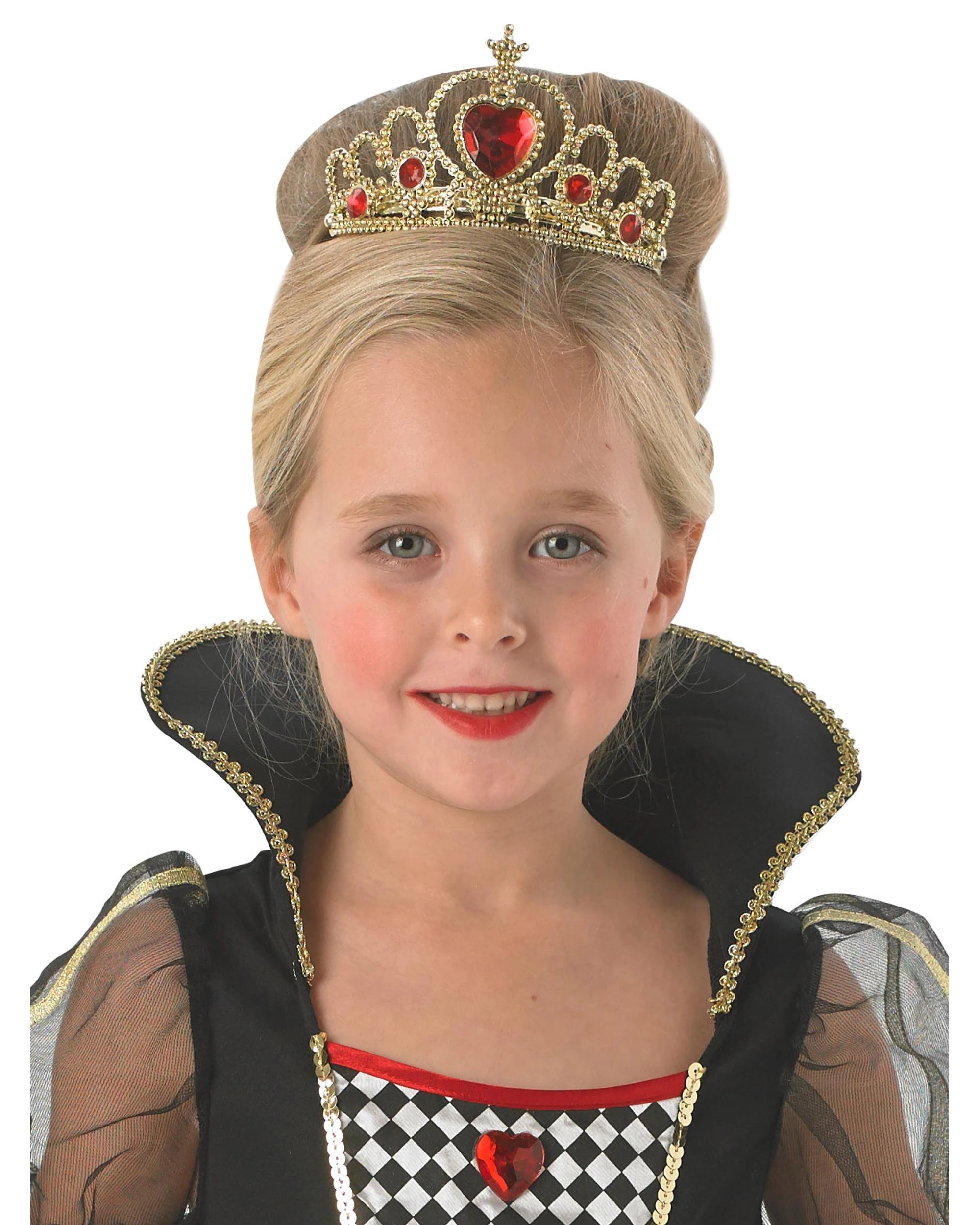 3 Alice in Wonderland Queen of Hearts Costume Size 9-10 Years, 3 of 5