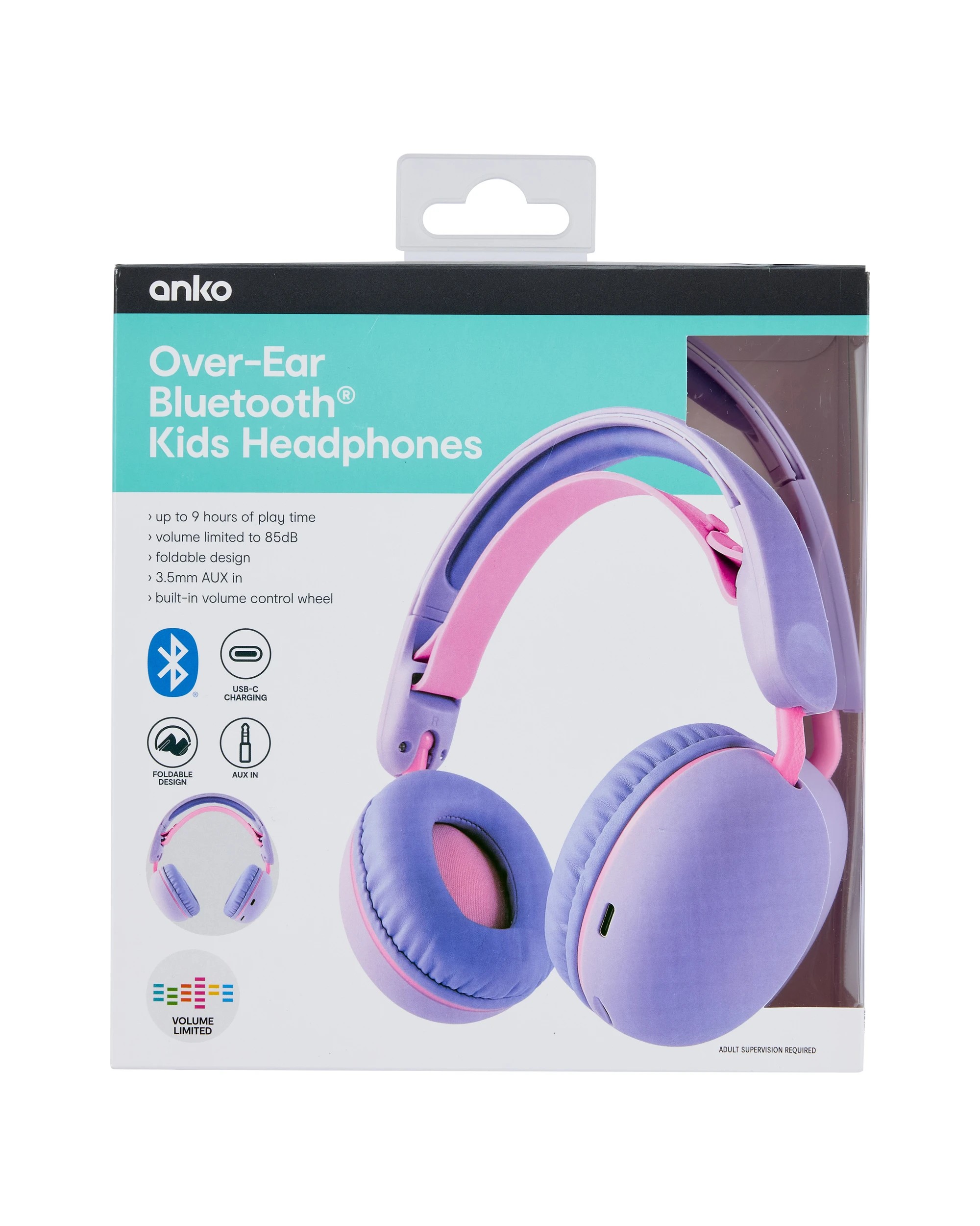 8 Kids Bluetooth Wireless Headphones - Lilac, 8 of 9
