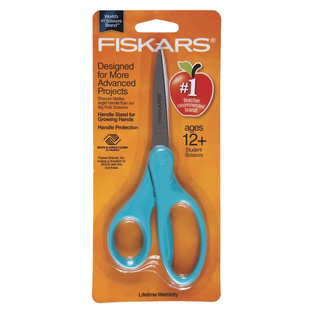 10 Fiskars Student Scissors Assorted 7", 10 of 10