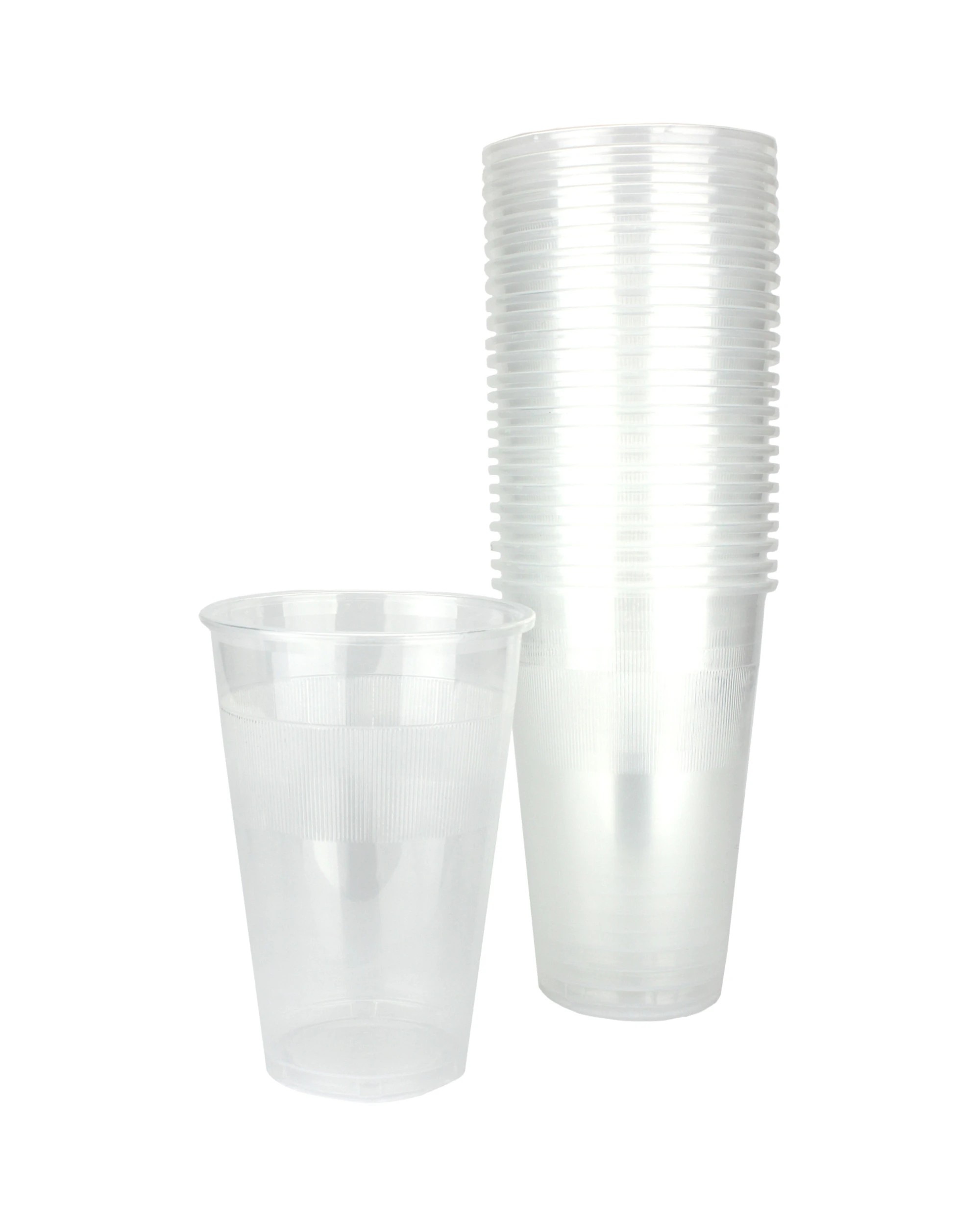 1 Alpen Clear Beer/Softdrink Cups 425ml Pack of 25, 1 of 2