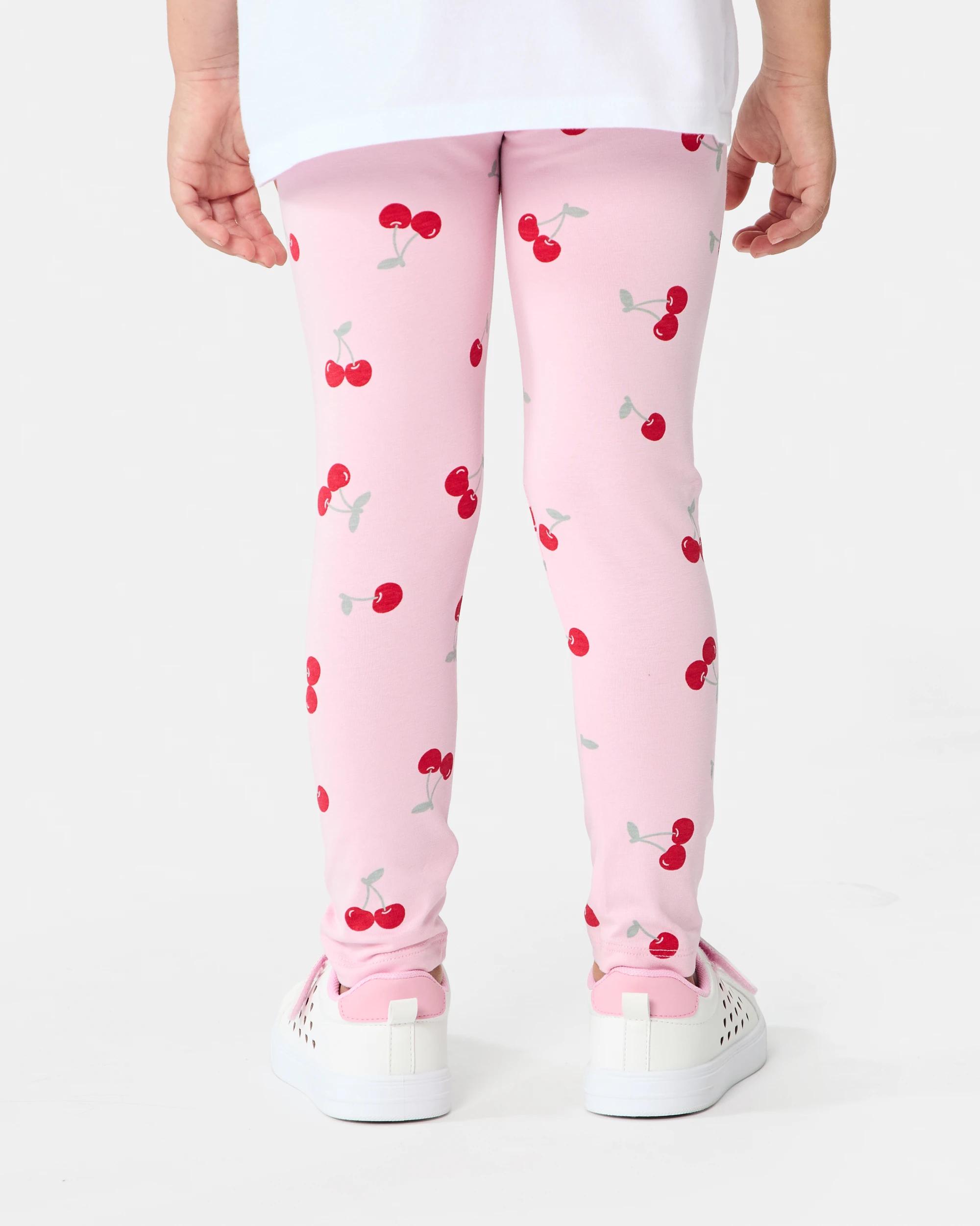2 Printed Leggings Pnk Cherry, 2 of 6