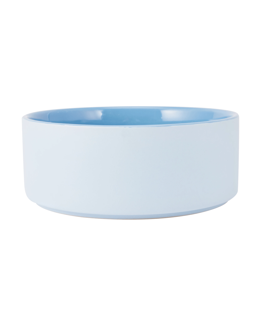 1 Pet Bowl Ceramic - Large, Blue, 1 of 4
