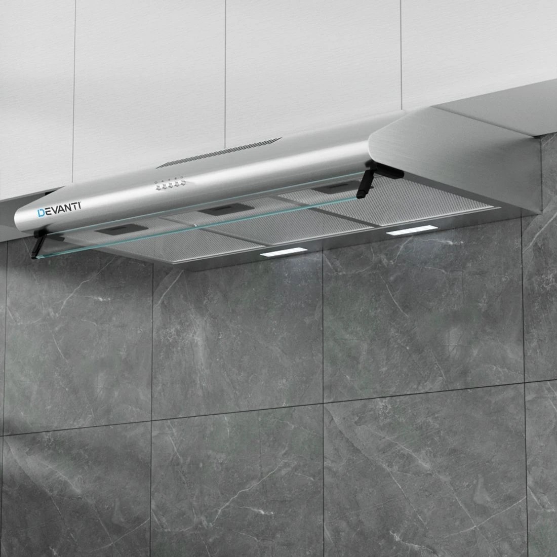 7 Devanti 900mm Range Hood 90cm Rangehood Stainless - Silver, 7 of 7