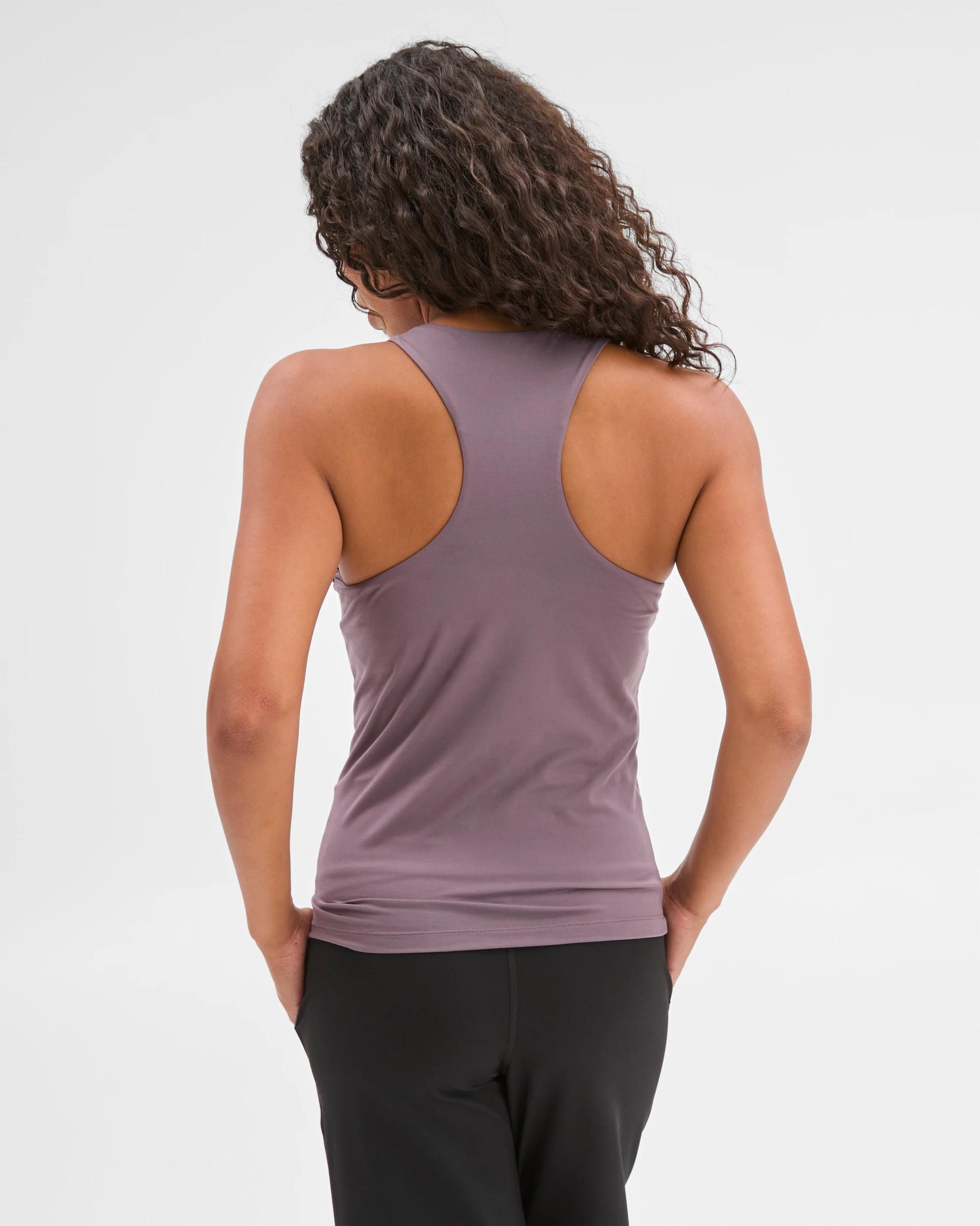 6 Target Active Studio Luxe Marle Racer Tank Top PLUM, 6 of 6