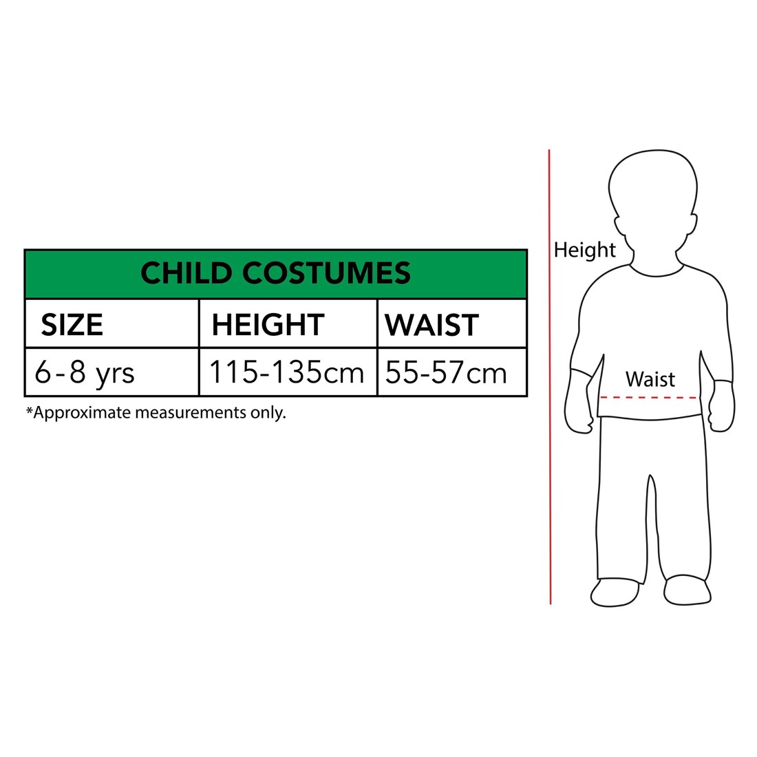 4 The Nightmare Before Christmas - Jack Skellington Deluxe Kids Costume Size 6-8yrs - Black, 4 of 4