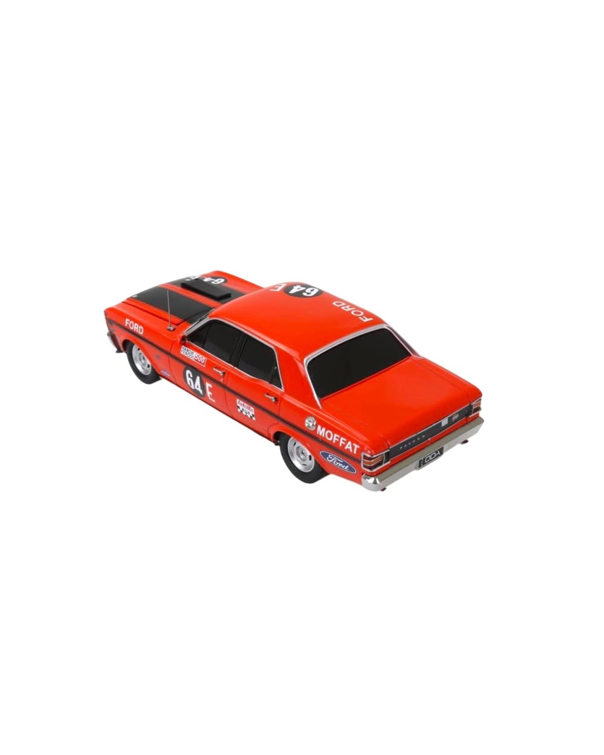 2 DDA Spectra Rides Ford XW Falcon 64E 1970 Bathurst Winner Allan Moffat Red Plastic Light Up 1:24 Scale Vehicle, 2 of 4